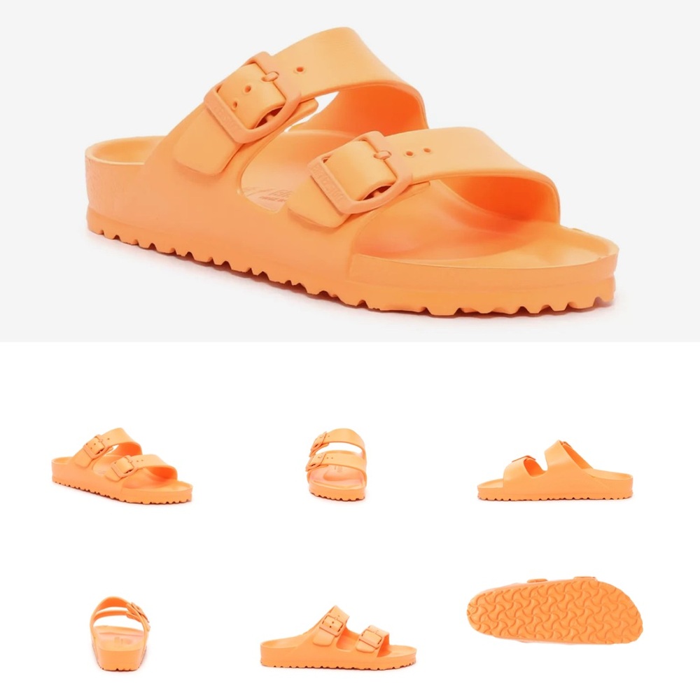 Birkenstock Orange EVA Arizona Two-Strap Sandals - Picture 5 of 5
